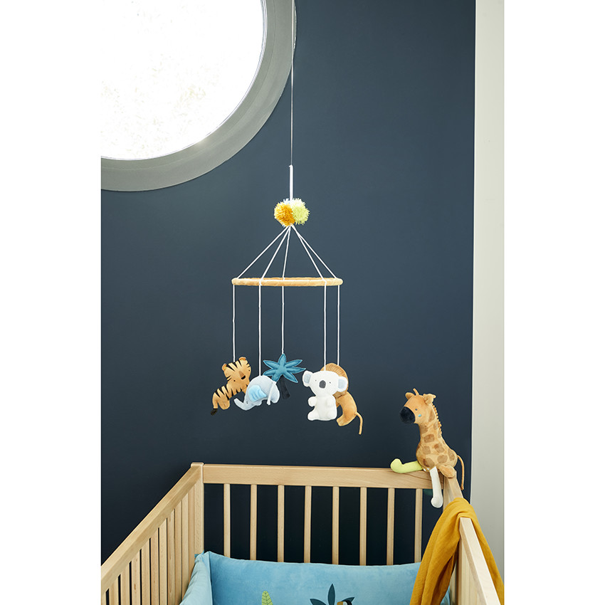 Carrito de actividades y andador de madera Crazy Jungle 