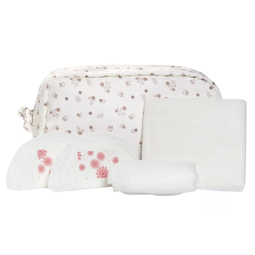 Trousse de maternité 29 pièces Mommy imprimé fleurs 