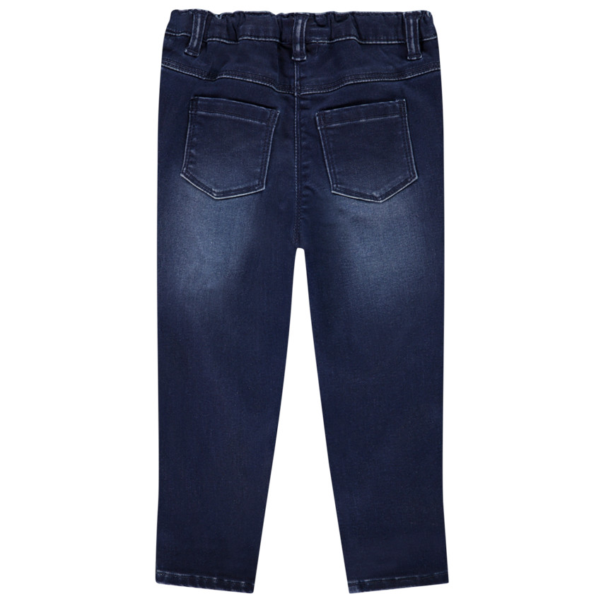Jegging en denim avec broderies pour bébé fille 