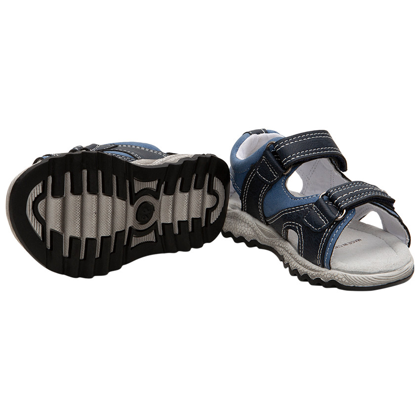 Sandalias con detalles contrastantes y cierre de velcro para niño 