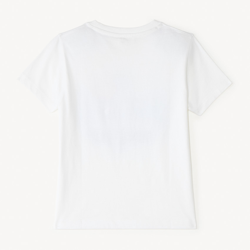 Camiseta de manga corta con estampado de skate para niño 