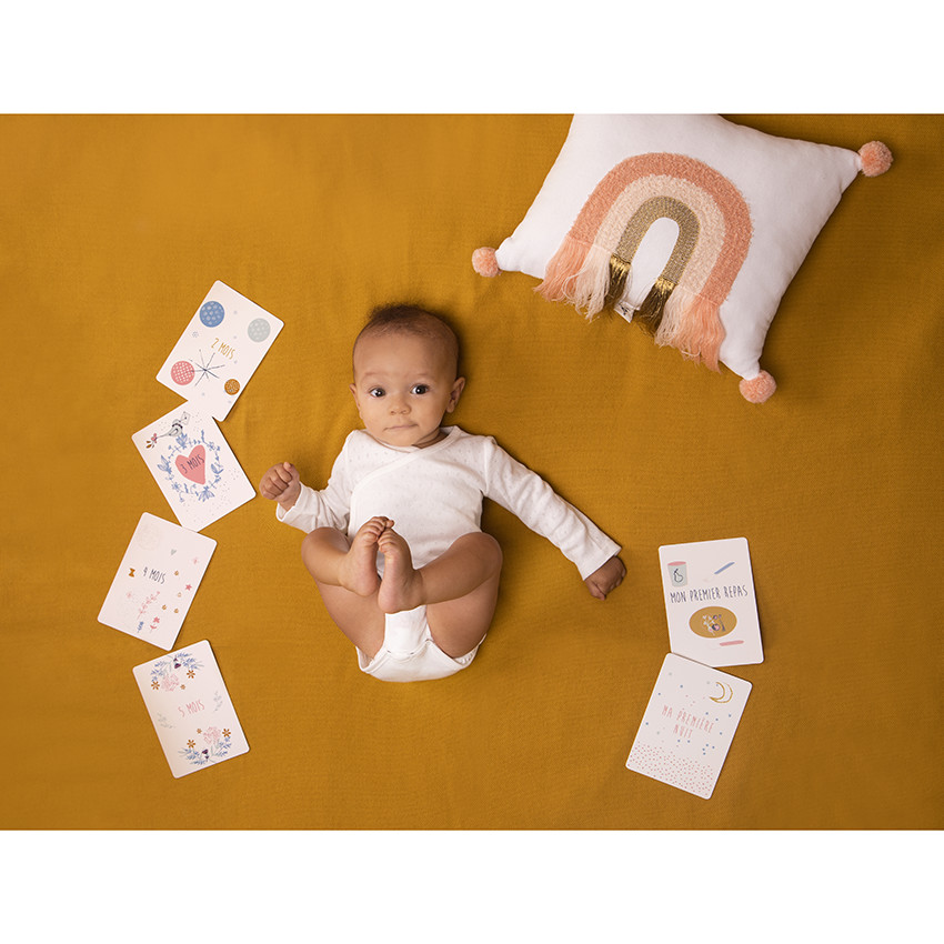 Tarjetas de fotos de nacimiento para niña x28 