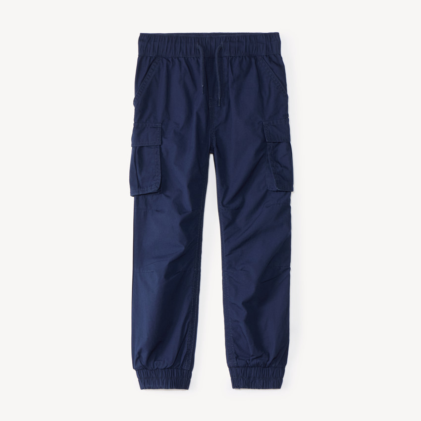 Pantalón de niño estilo jogger cargo liso 