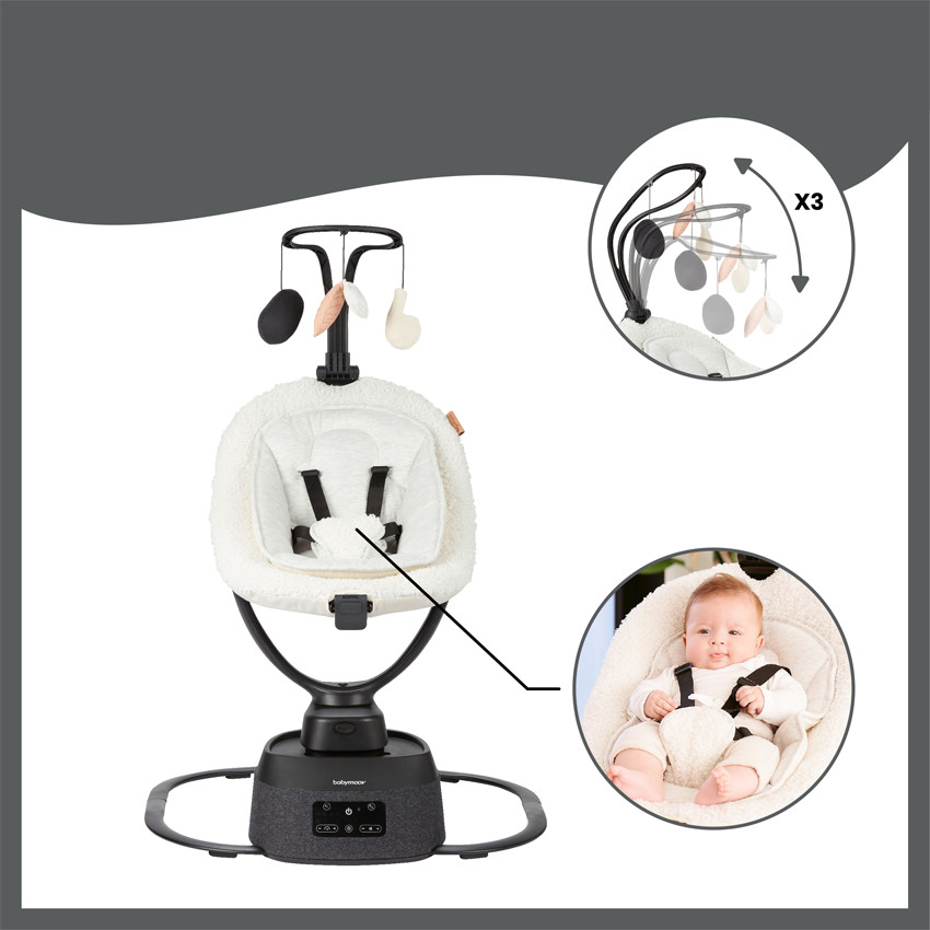 Columpio Swoon Evolution X Babyatoutprix Curl White 