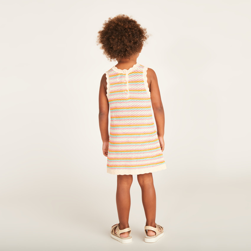 Vestido sin mangas de punto para niña bebé 