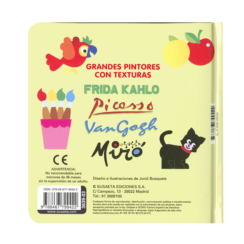 Libro Frida Kahlo... para niños +2años 