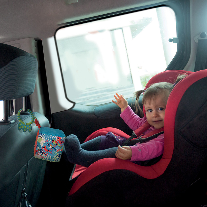 Cubo de actividades de tela Jungla +3M 