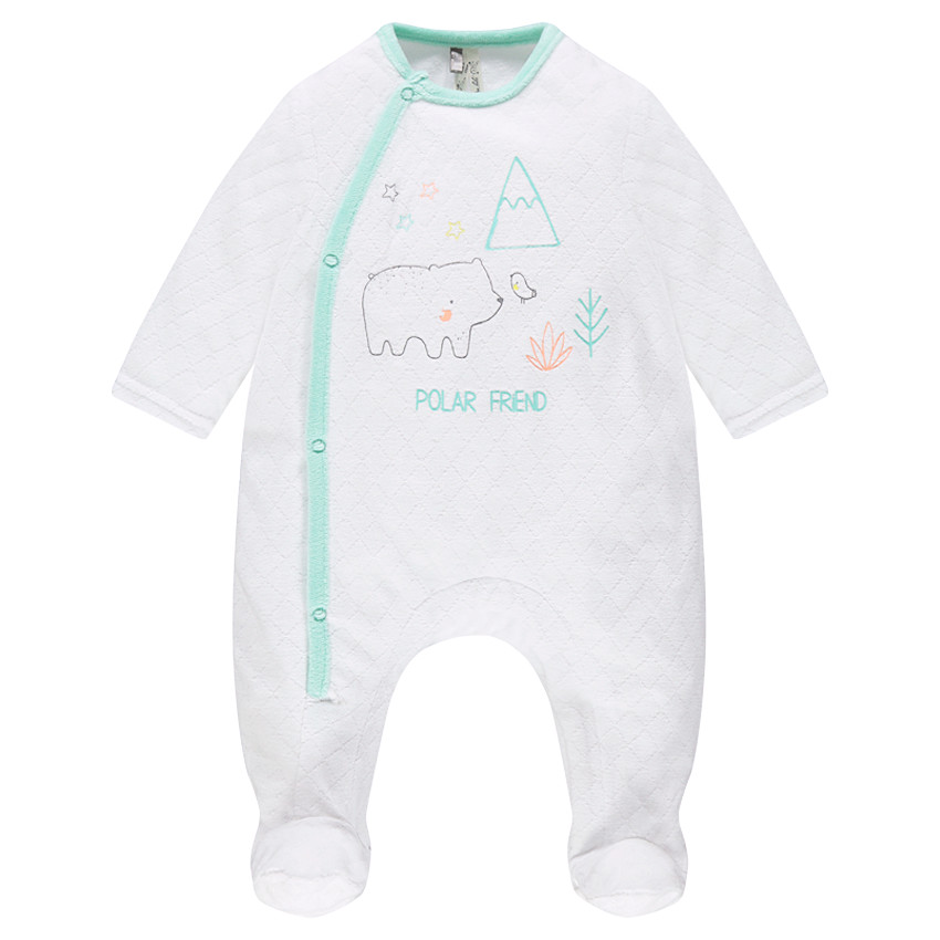 Pijama de terciopelo con animales estampados 