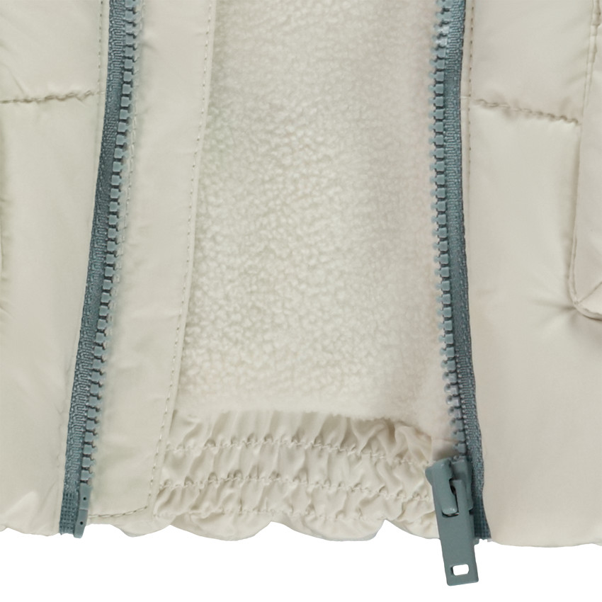 Chaleco acolchado con forro micropolar para bebé niño 