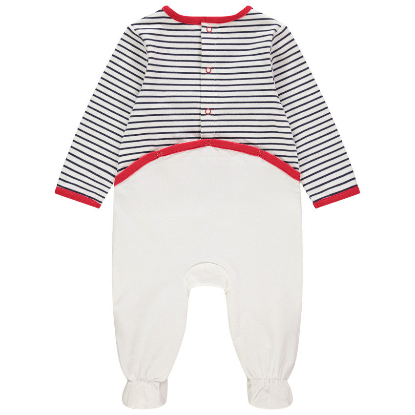 Pack de 3 peleles de jersey rayado con motivo Minnie Disney para bebé niña 