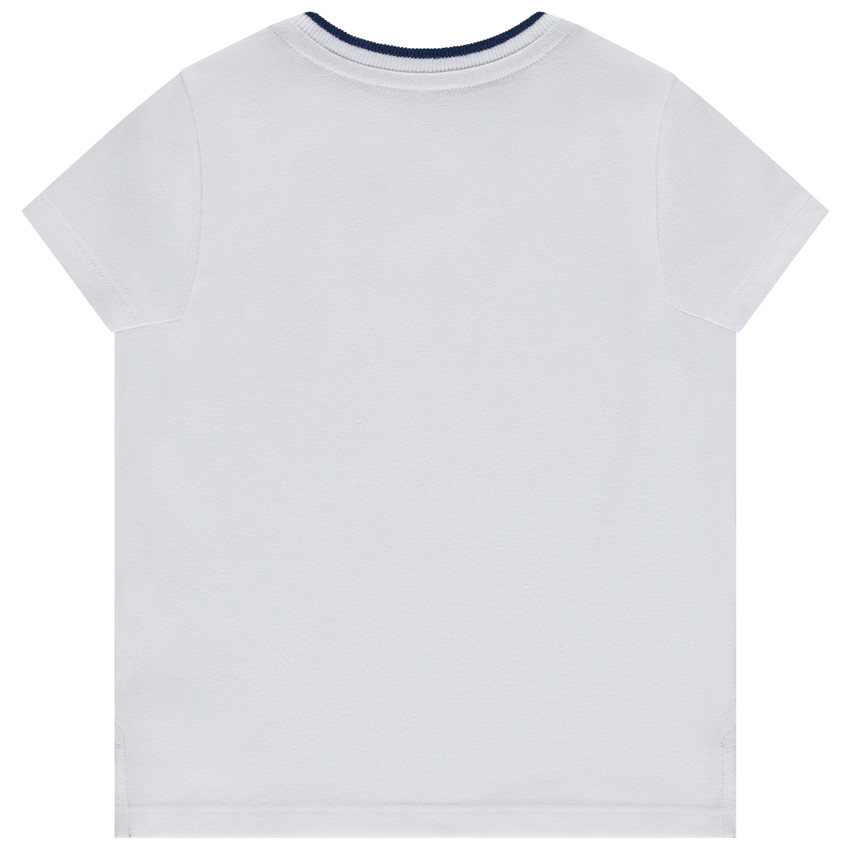 Camiseta de manga corta estampada de coche para bebé niño 