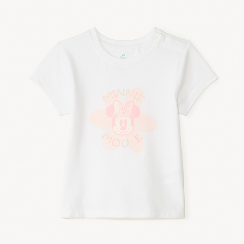 Camiseta de manga corta de Minnie Disney para niña bebé 