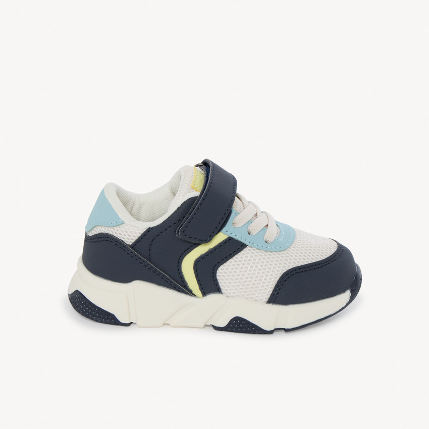 Zapatillas deportivas con velcro de malla para bebé niño 