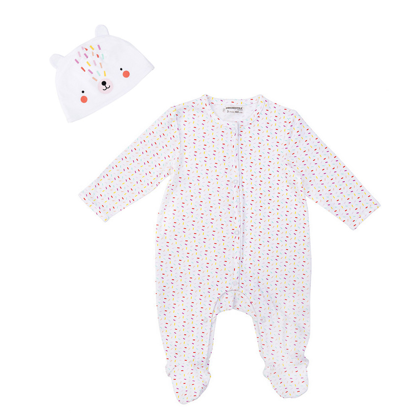 Conjunto de pijama y gorro 