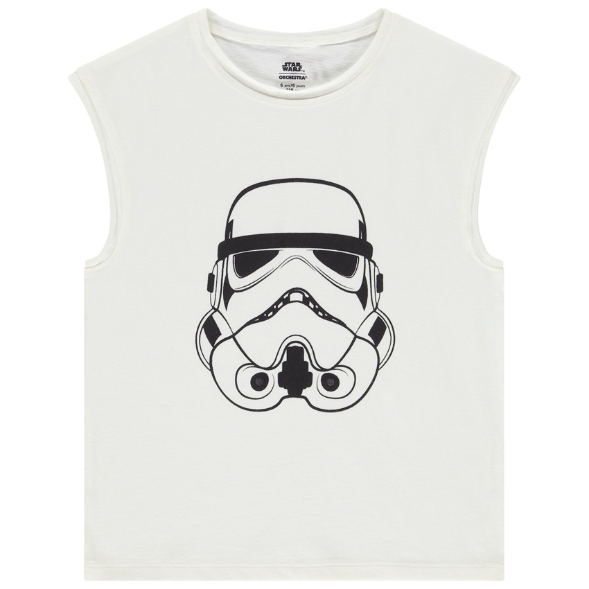 Camiseta sin mangas print Stormtrooper Star Wars para niño 