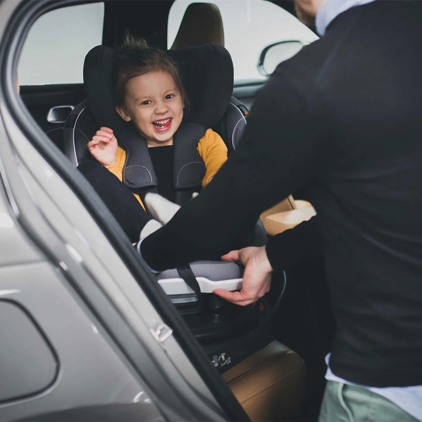 Silla de auto giratoria i-Size Izi Turn B malla antracita 