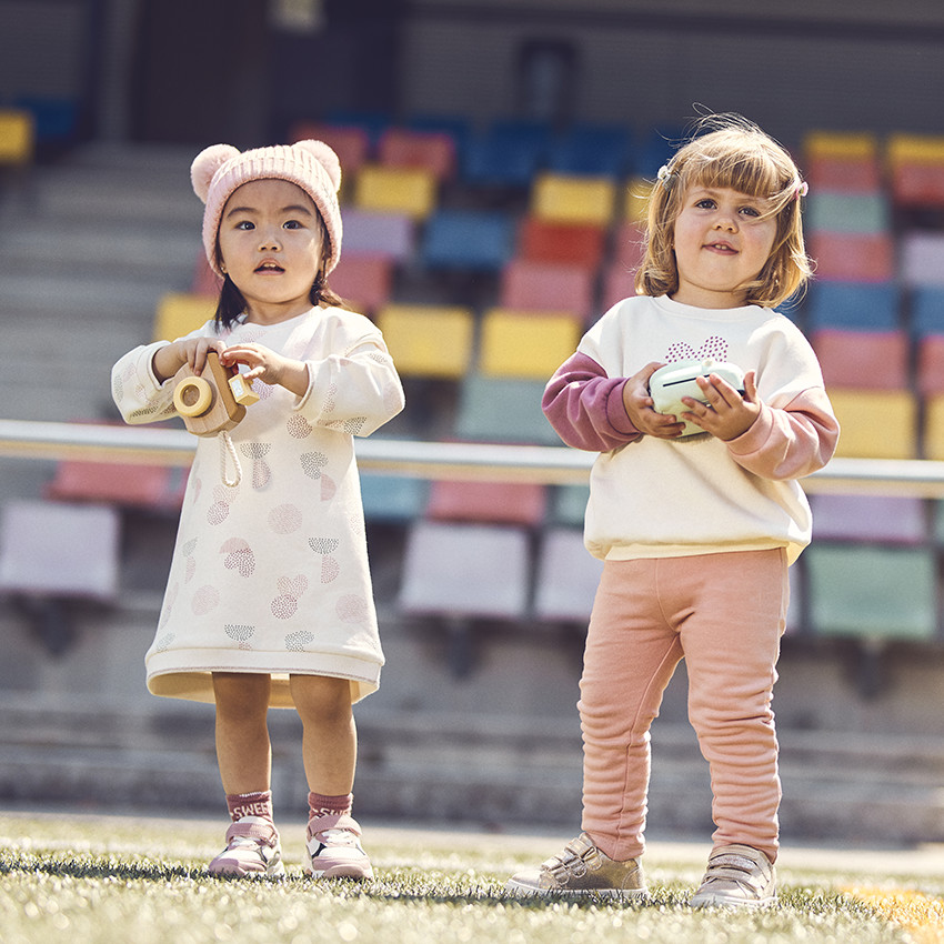 Vestido de sudadera de felpa con estampado gráfico para bebé niña 