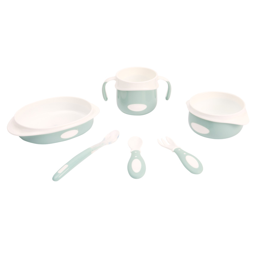 Set de comida 6 piezas Yummix verde 