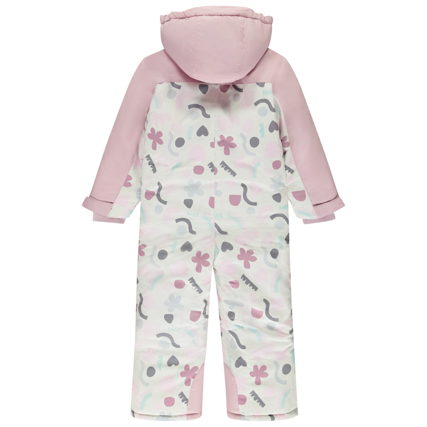 Mono de esquí con estampado artístico para niña 