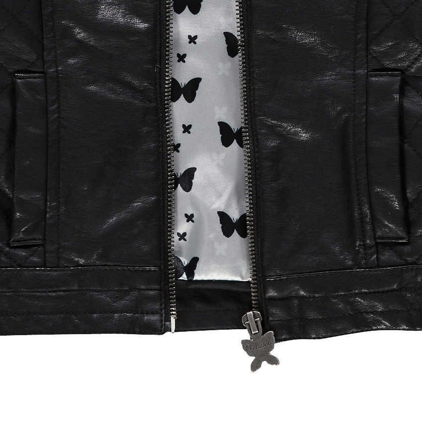 Cazadora Perfecto de aspecto cuero acolchado con detalle 