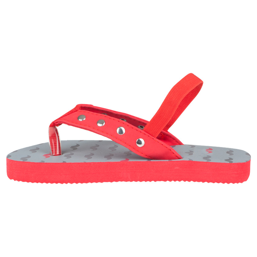 Chanclas con estampado con tachuelas con fantasía 