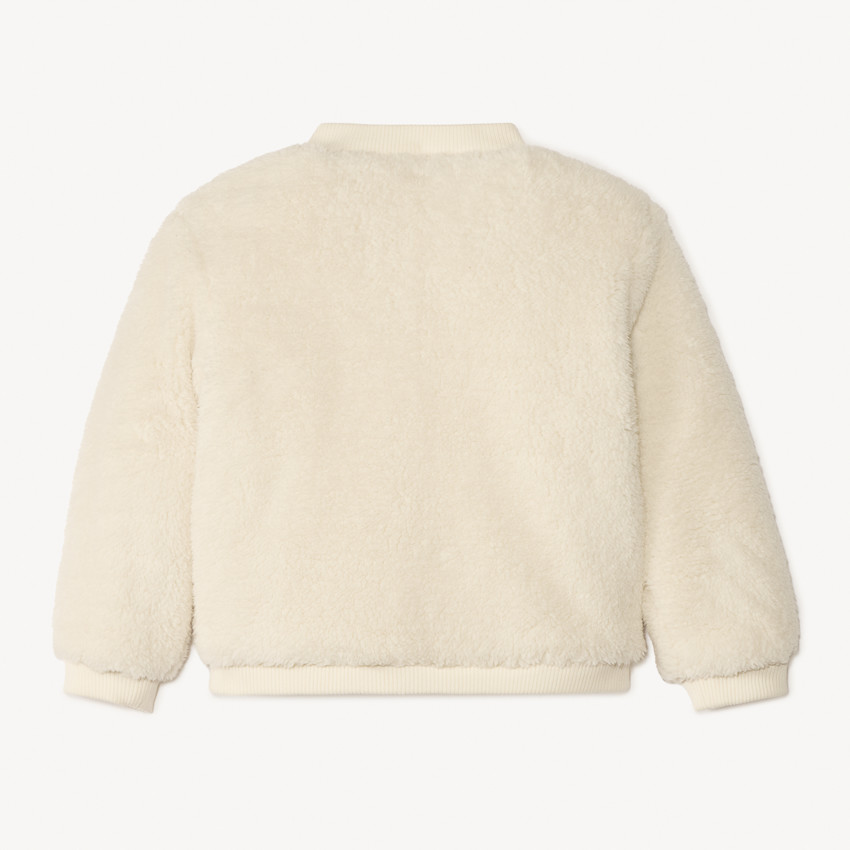 Gilet molleton à col teddy avec badge Minnie Disney pour fille  