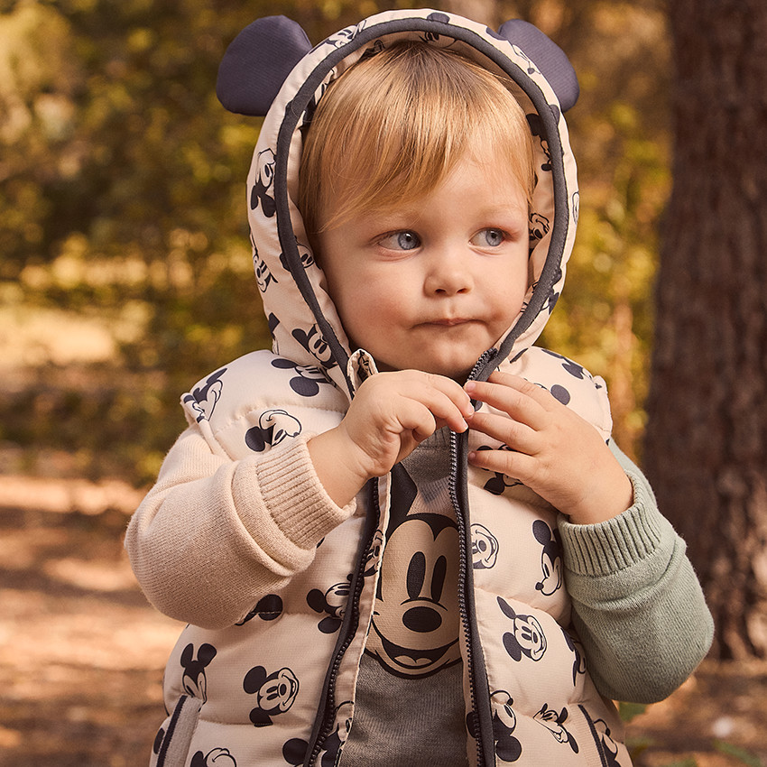 Sudadera Mickey Disney de terciopelo para bebé niño 