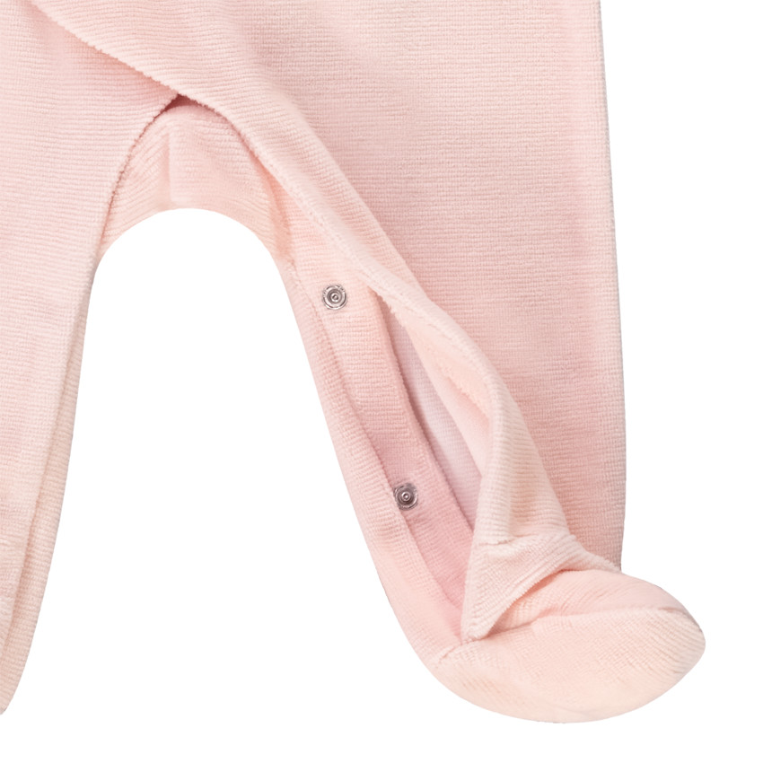 Pelele de terciopelo con parche de pájaro para bebé niña  Additional Pelele de terciopelo con parche de pájaro para bebé niña