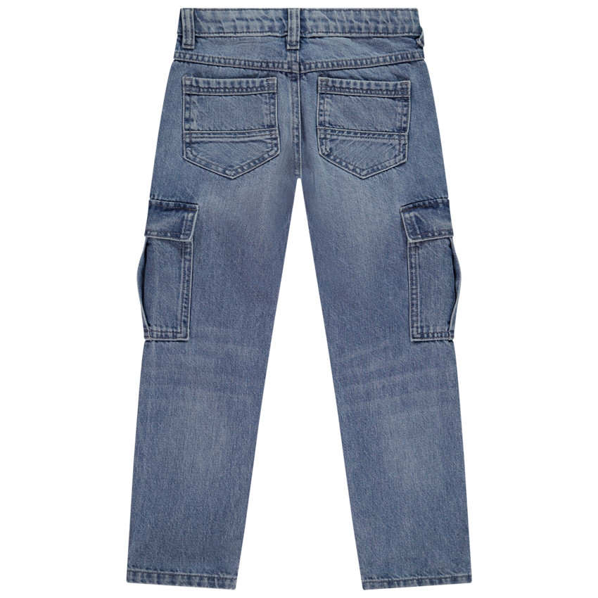 Pantalón cargo efecto desgastado para niño 