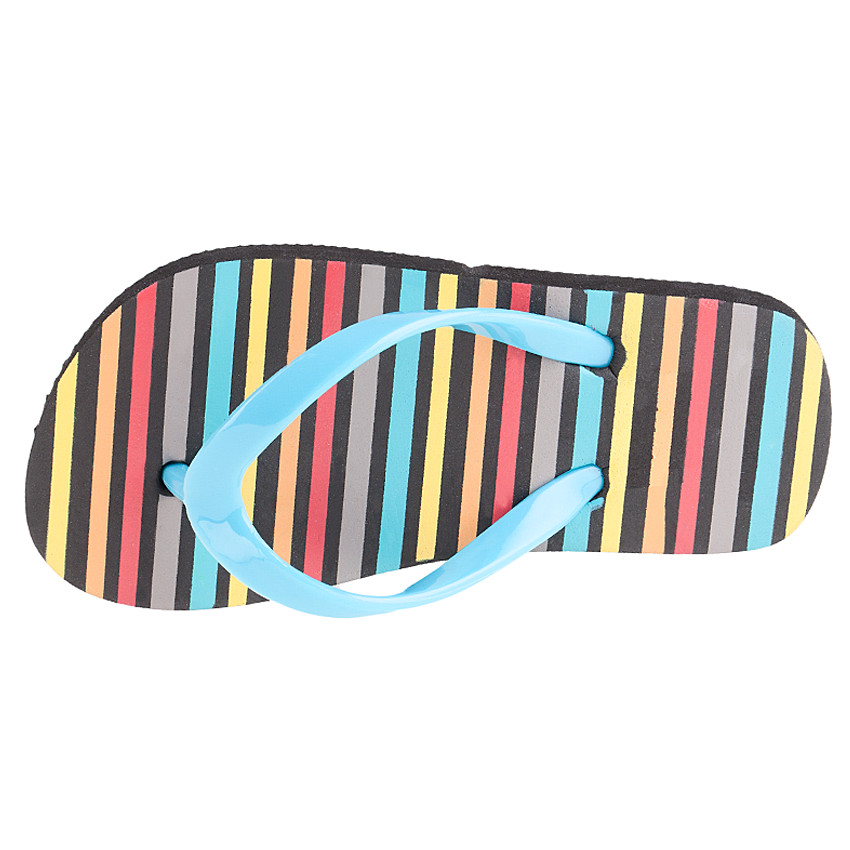 Chanclas de rayas con tira que contrasta del 28 al 35 