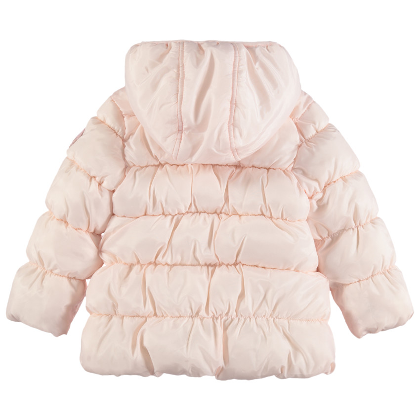 Anorak acolchado con capucha de forro polar 