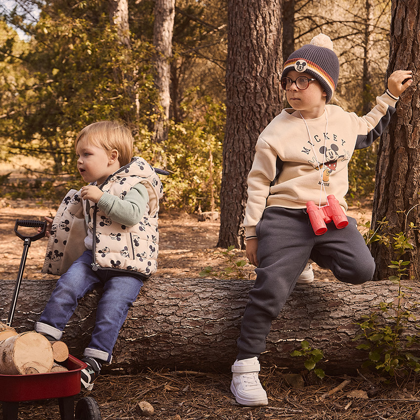 Gorro Mickey Disney con guantes a juego para niño 
