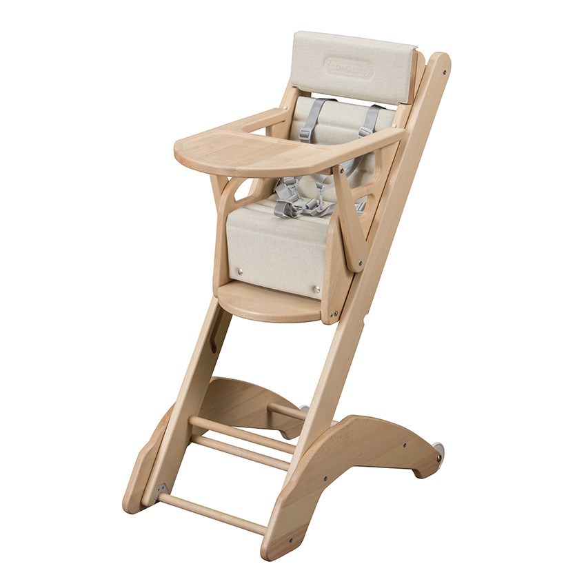 Trona evolutiva multiposiciones Manon – Barniz natural 