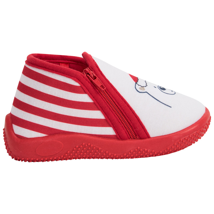 Pantuflas de bota a rayas con oso de Navidad para bebé  Additional Pantuflas de bota a rayas con oso de Navidad para bebé