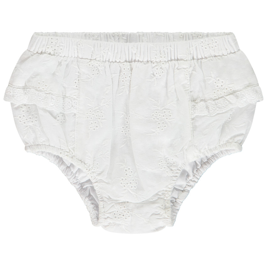 Bloomer en broderie anglaise pour bébé fille 