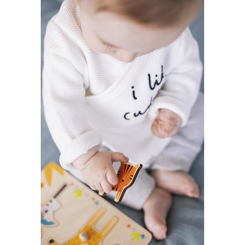 Puzle de madera Crazy Jungle 5 piezas 