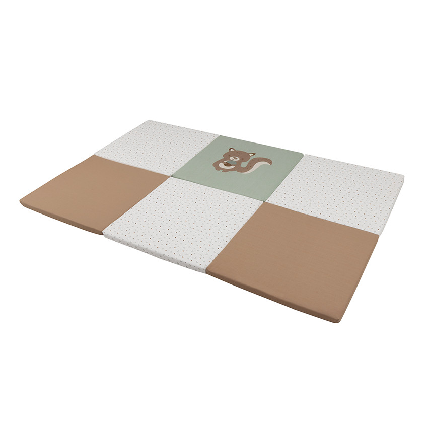Tapis de motricité pliable 180 x 120 cm Roi des Forêt 