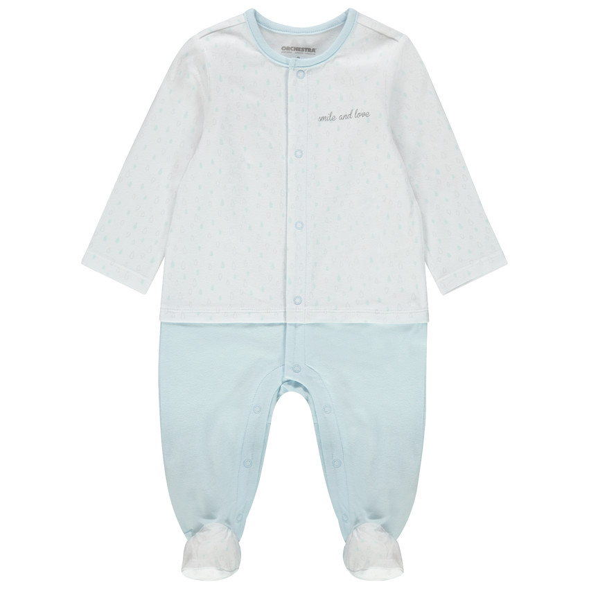 Pelele de algodón con estampado y mensaje  Additional Pelele de algodón con estampado y mensaje