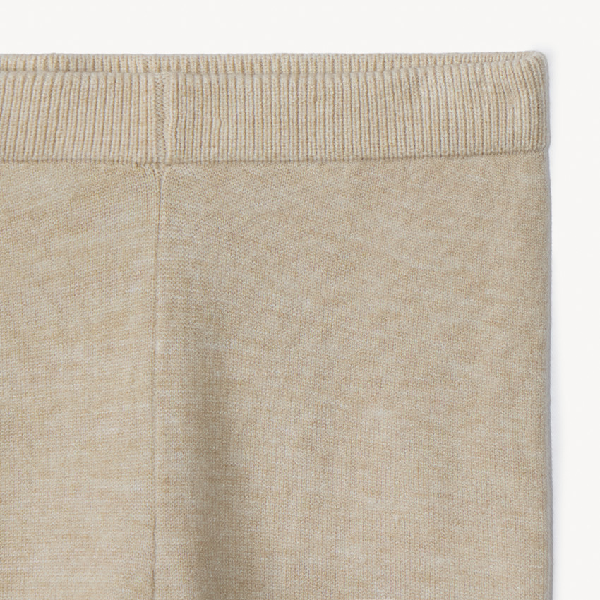 Conjunto de 2 piezas de punto total look para niña bebé 