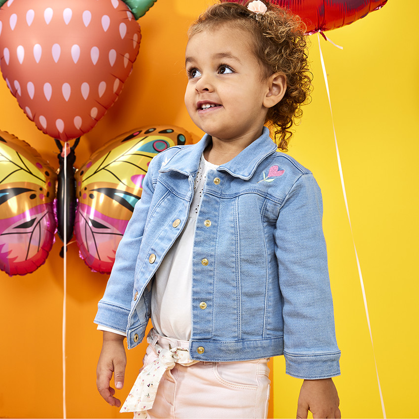 Camiseta de manga larga con cuello de bordado inglés para bebé niña  Additional Camiseta de manga larga con cuello de bordado inglés para bebé niña