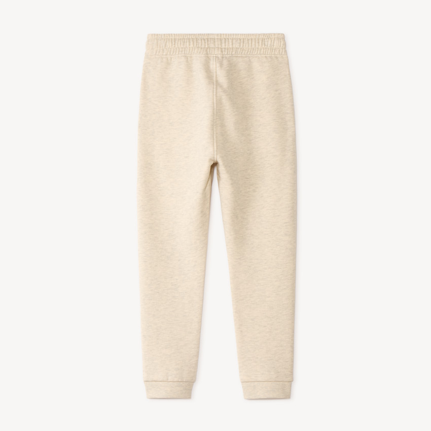Pantalón de chándal para niña de felpa lisa 