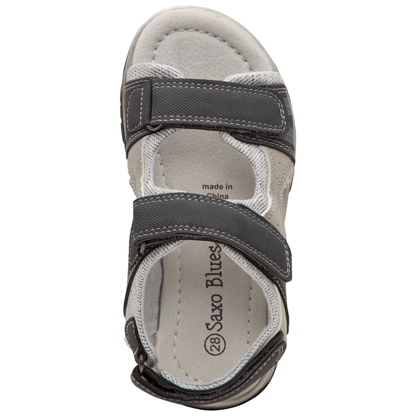 Sandalias con aplicaciones en contraste y velcros 