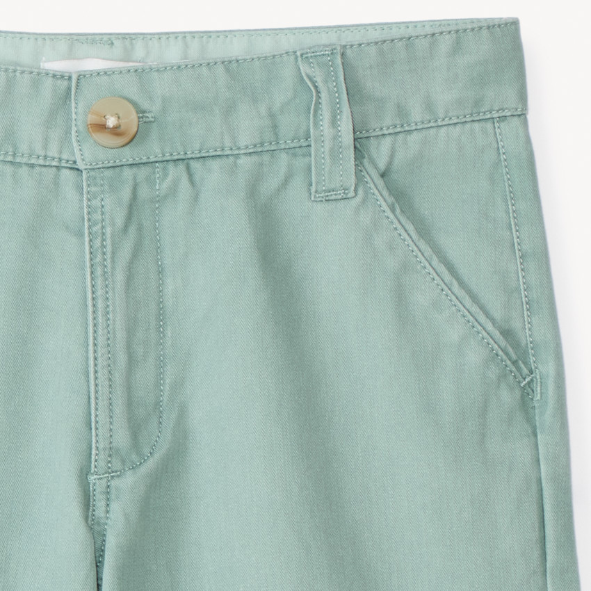 Bermuda liso de tela para niño 