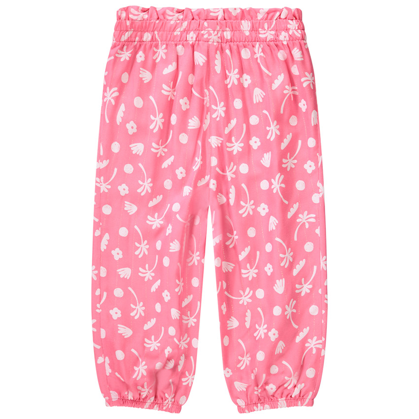 Pantalón fluido estampado fantasía para bebé niña 