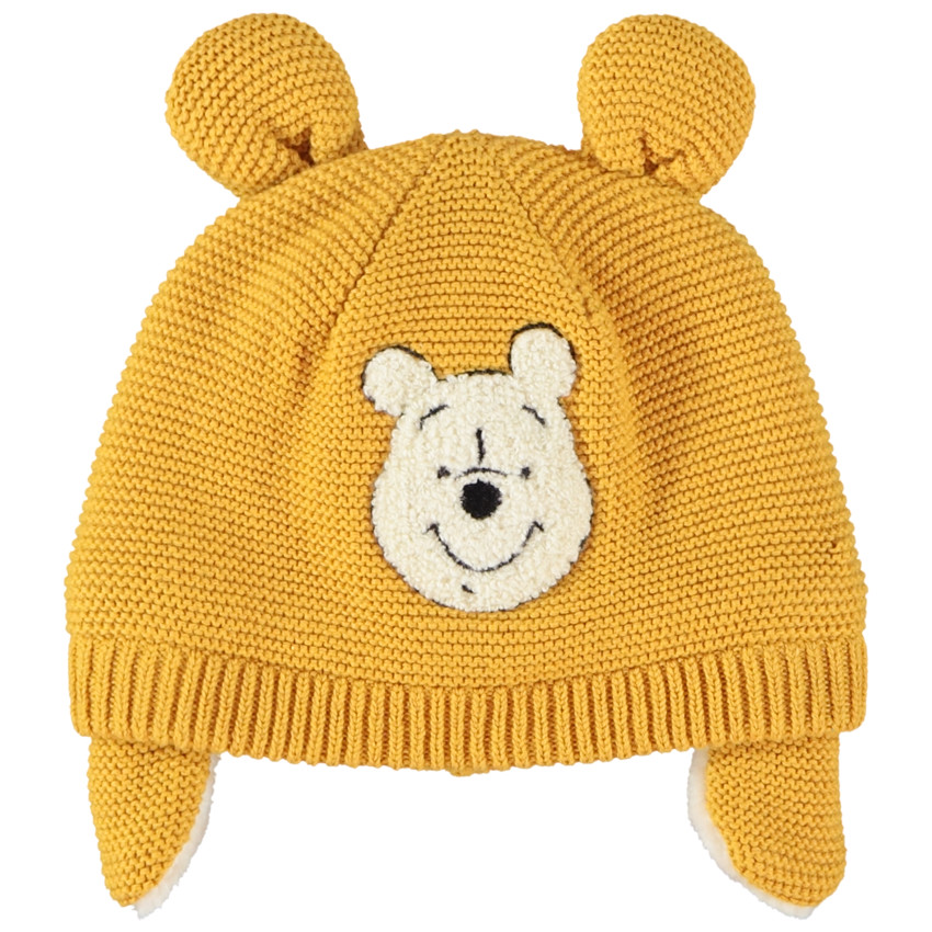 Bonnet péruvien avec doublure sherpa Winnie l'Ourson Main Bonnet péruvien avec doublure sherpa Winnie l'Ourson