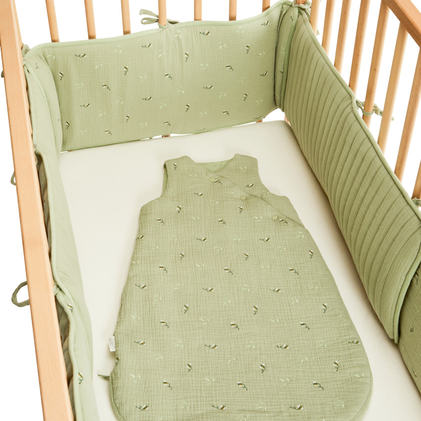 Lote de 5 protectores de barrotes modulares Promenade Bucolique verde 