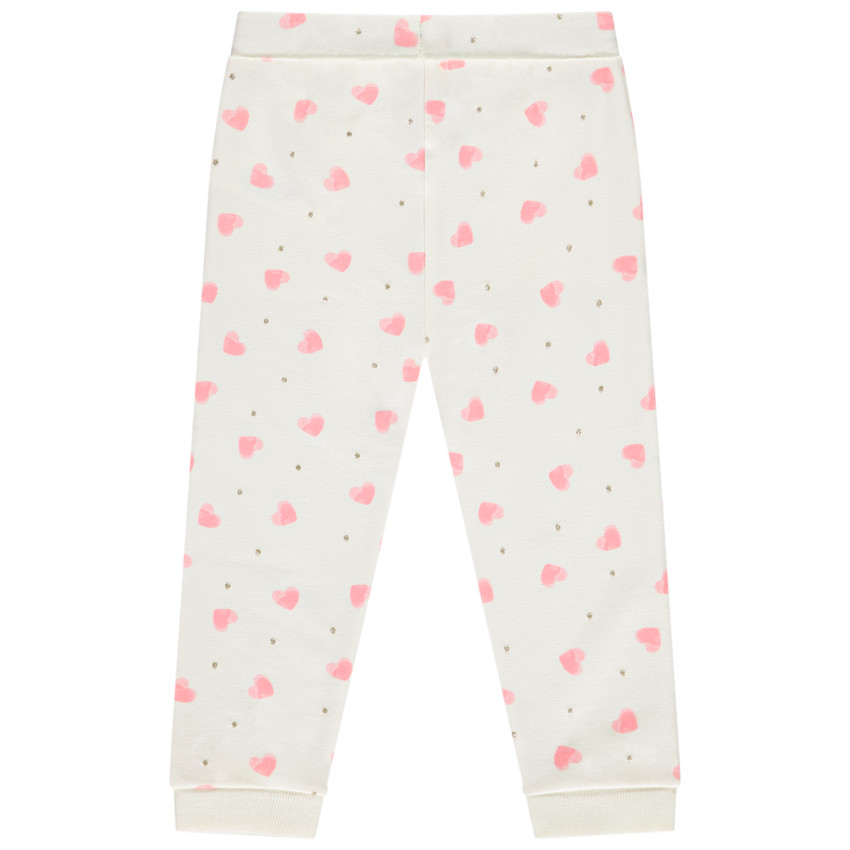 Chándal de felpa con estampado brillante para niña bebé 