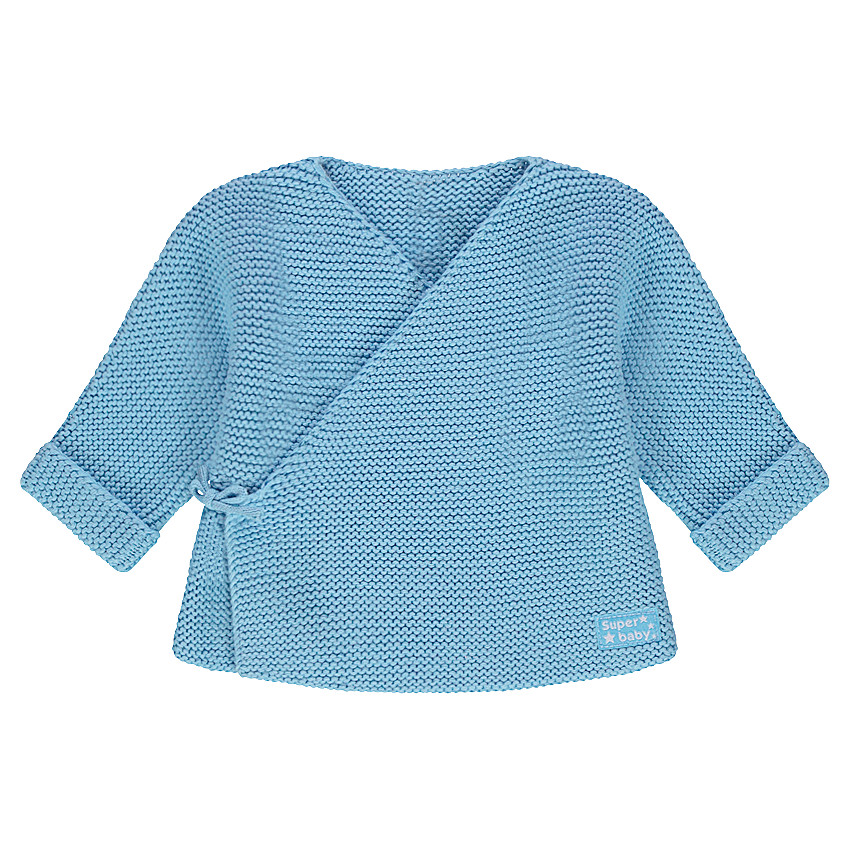 Camisita para recién nacido de punto con etiqueta de tela 