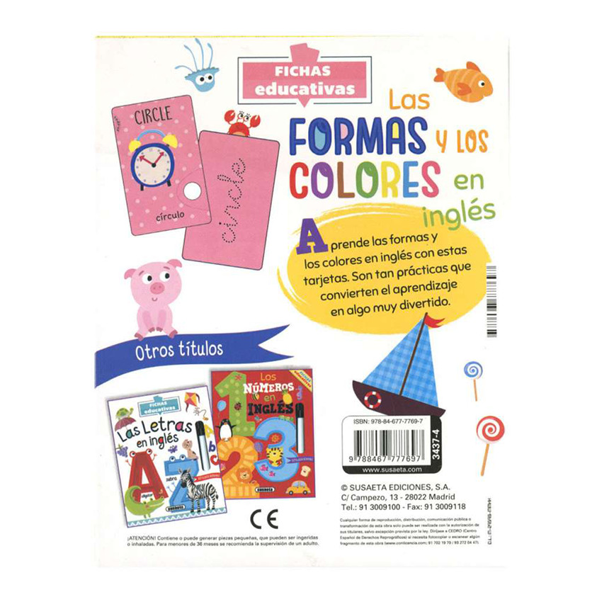 Las formas y los colores en inglés +3 años 