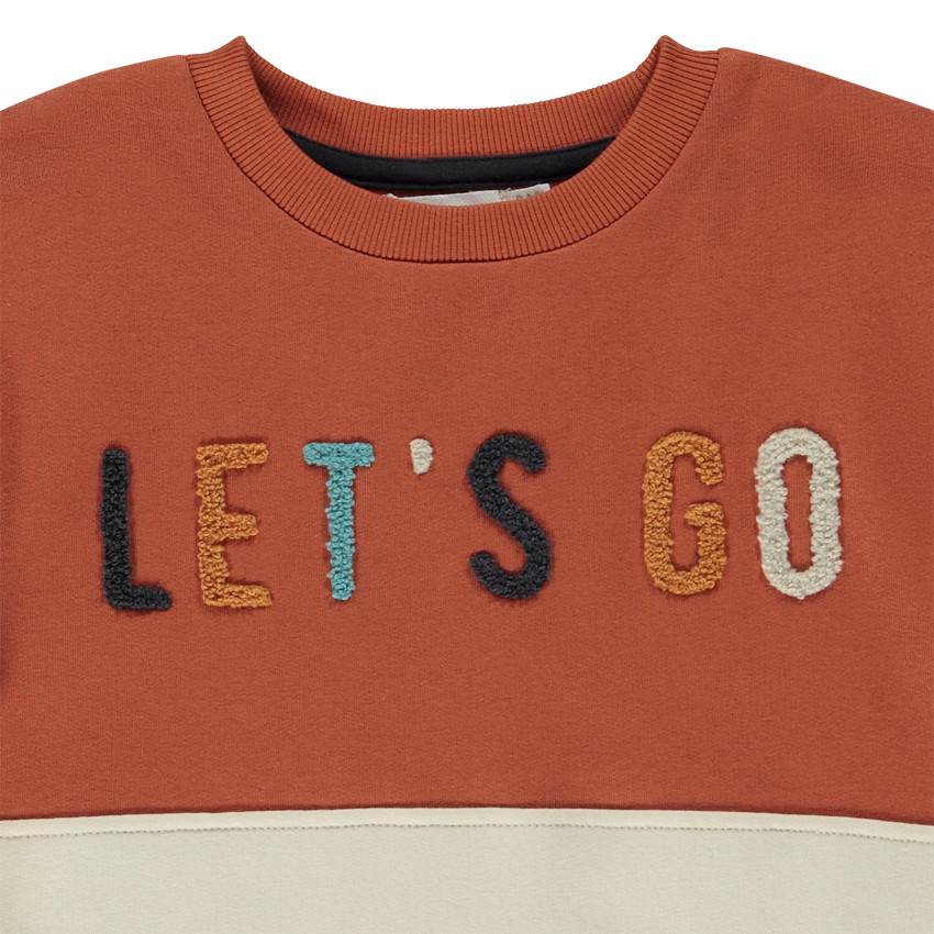 Conjunto de 2 piezas efecto color block para niño 